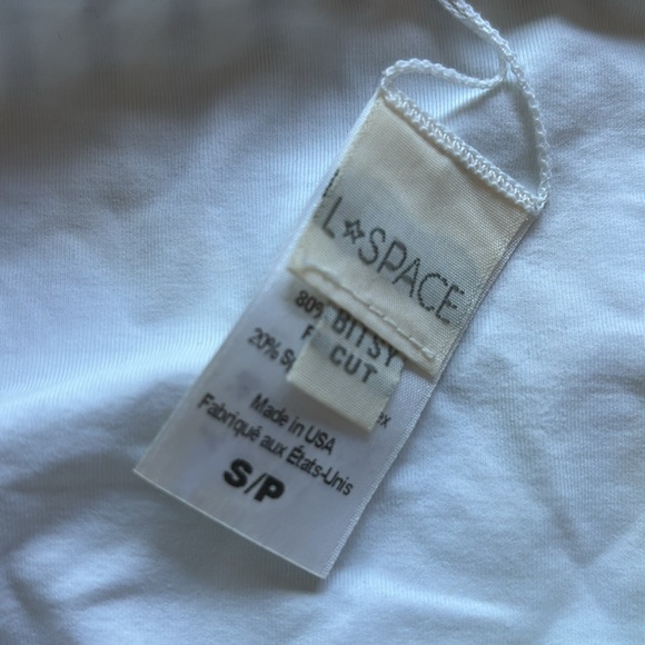 Lspace Sundrop Striped Floral Bikini Bottoms Sz Small - Picture 2 of 3